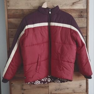 Roxy Quiksilver Puffer Ski Jacket VTG 90s Y2K Colorblock Streetwear Jrs L